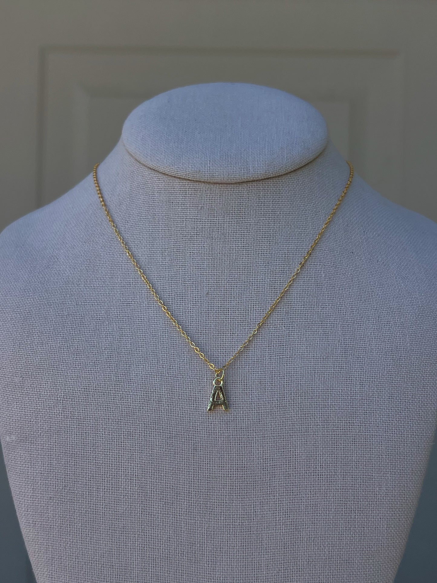 Gold Initial Necklace