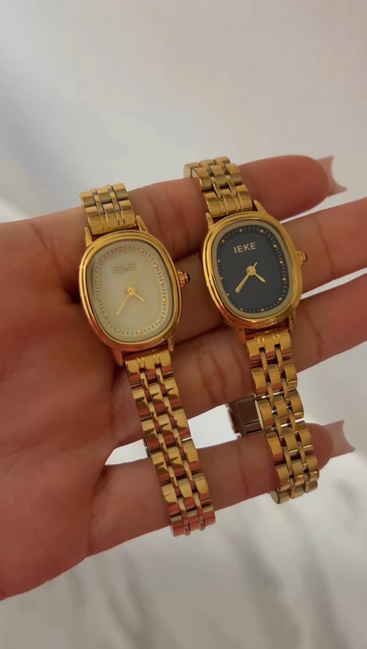 Gold Star Watch Bracelet