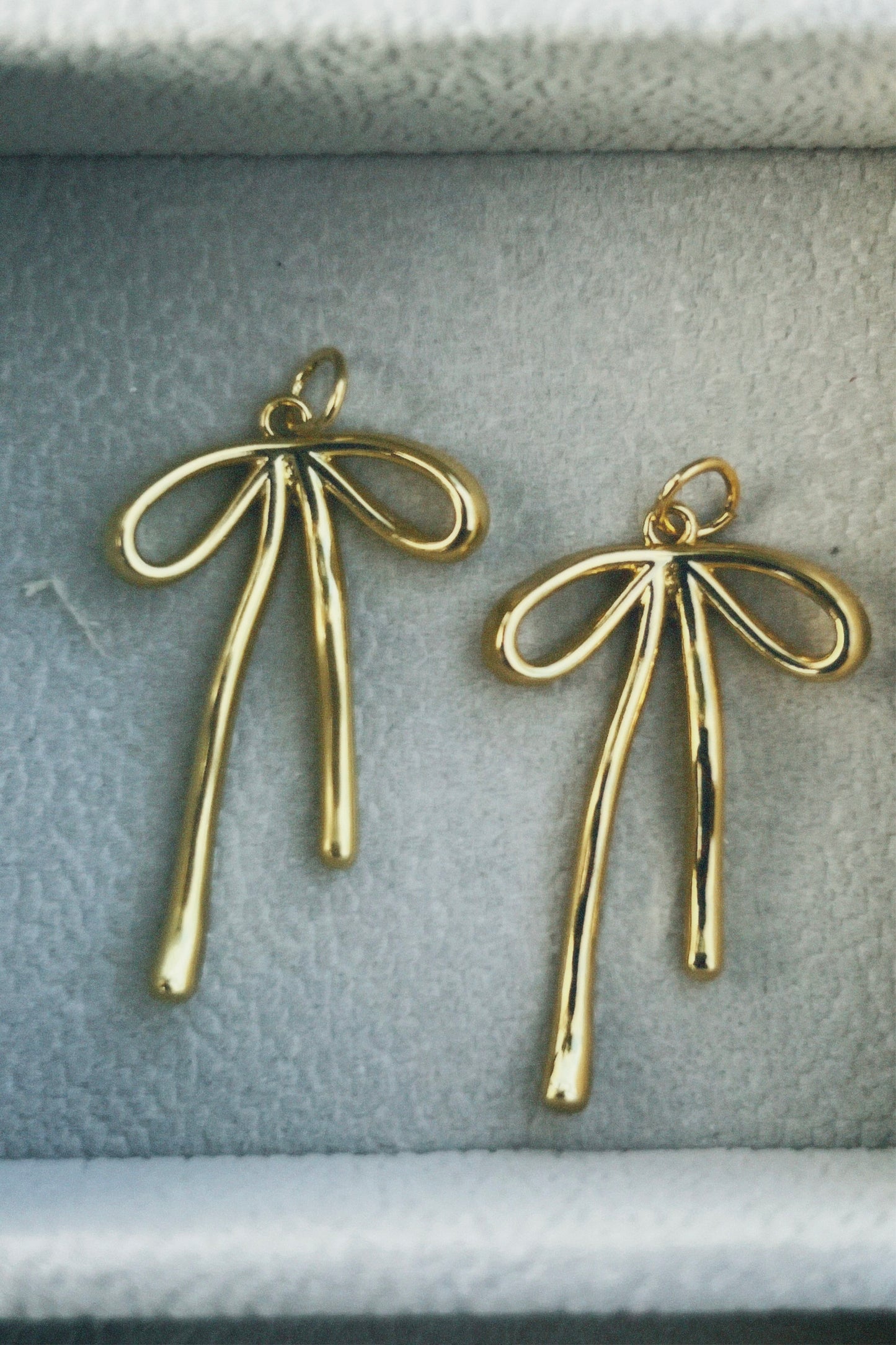 Gold Coquette Bow Charm
