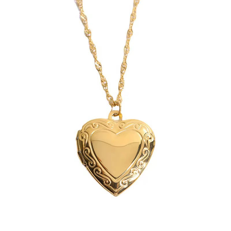 Mini Heart Locket Necklace