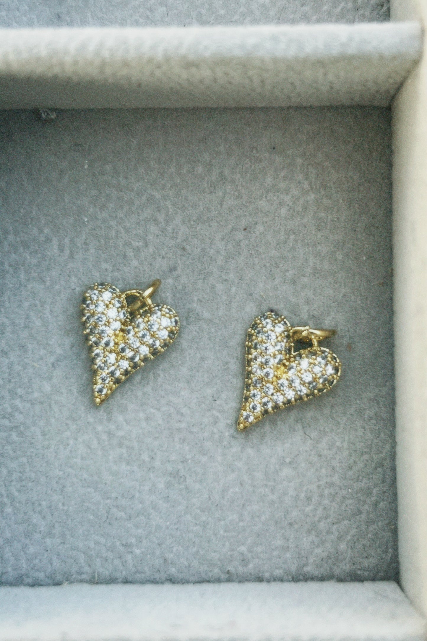 Heart Cz Charm