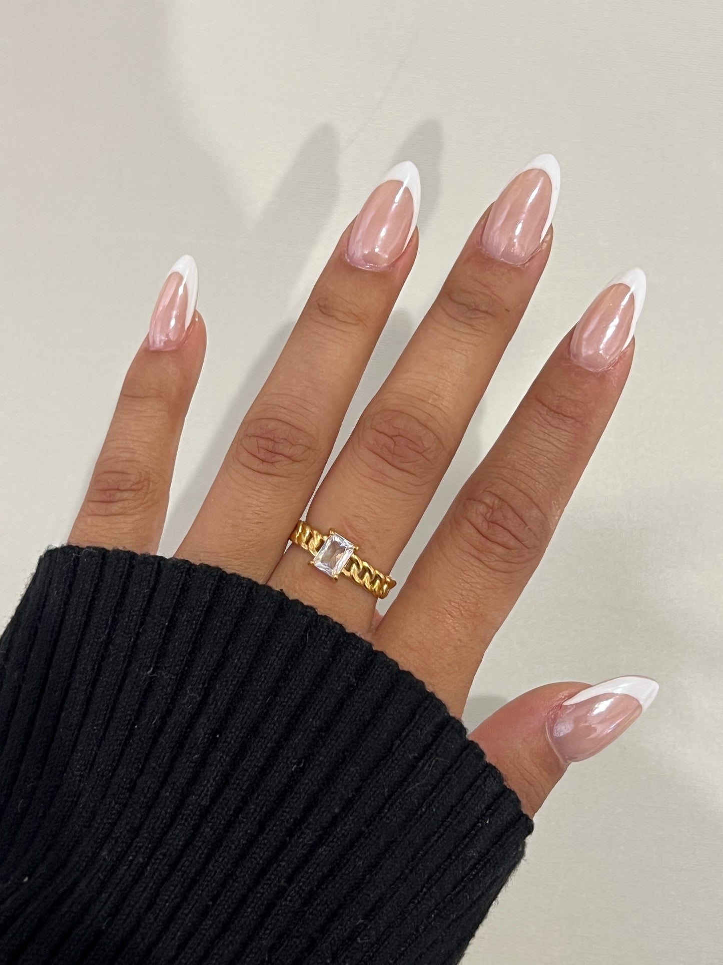 Gold Chain Adjustable Ring