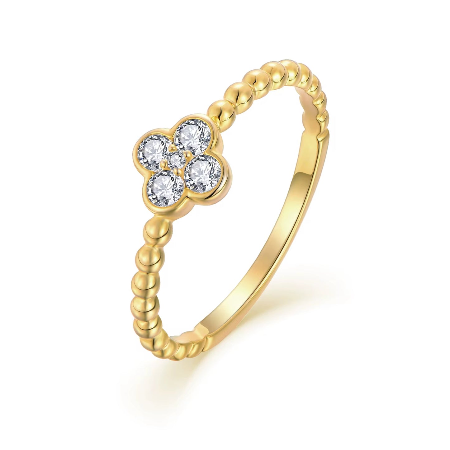Gold Mini Flower Ring