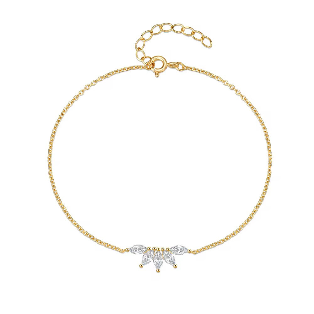 Mini Gold Crown Bracelet