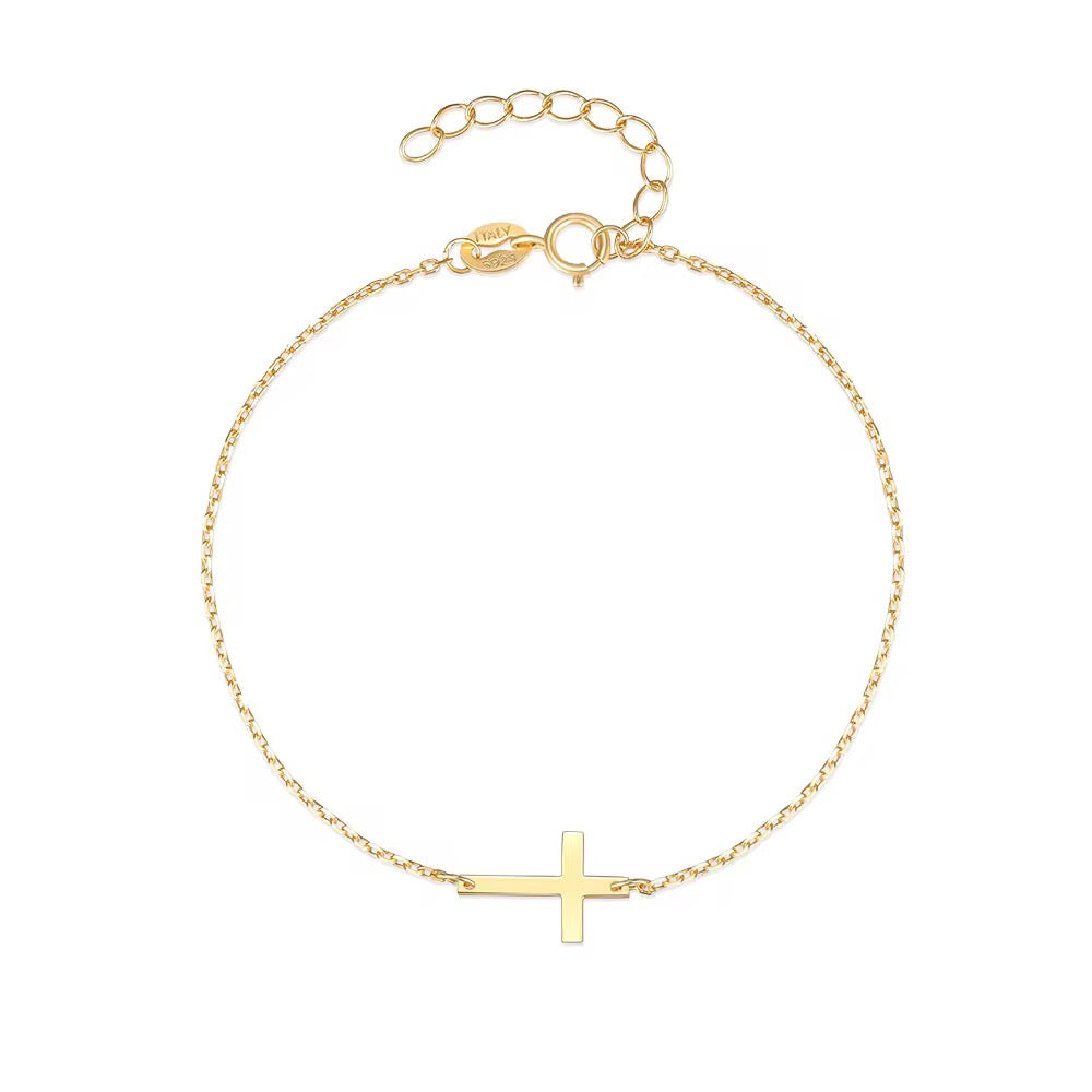Dainty Cross Bracelet
