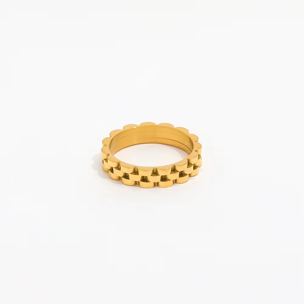 Gold Watch Ring