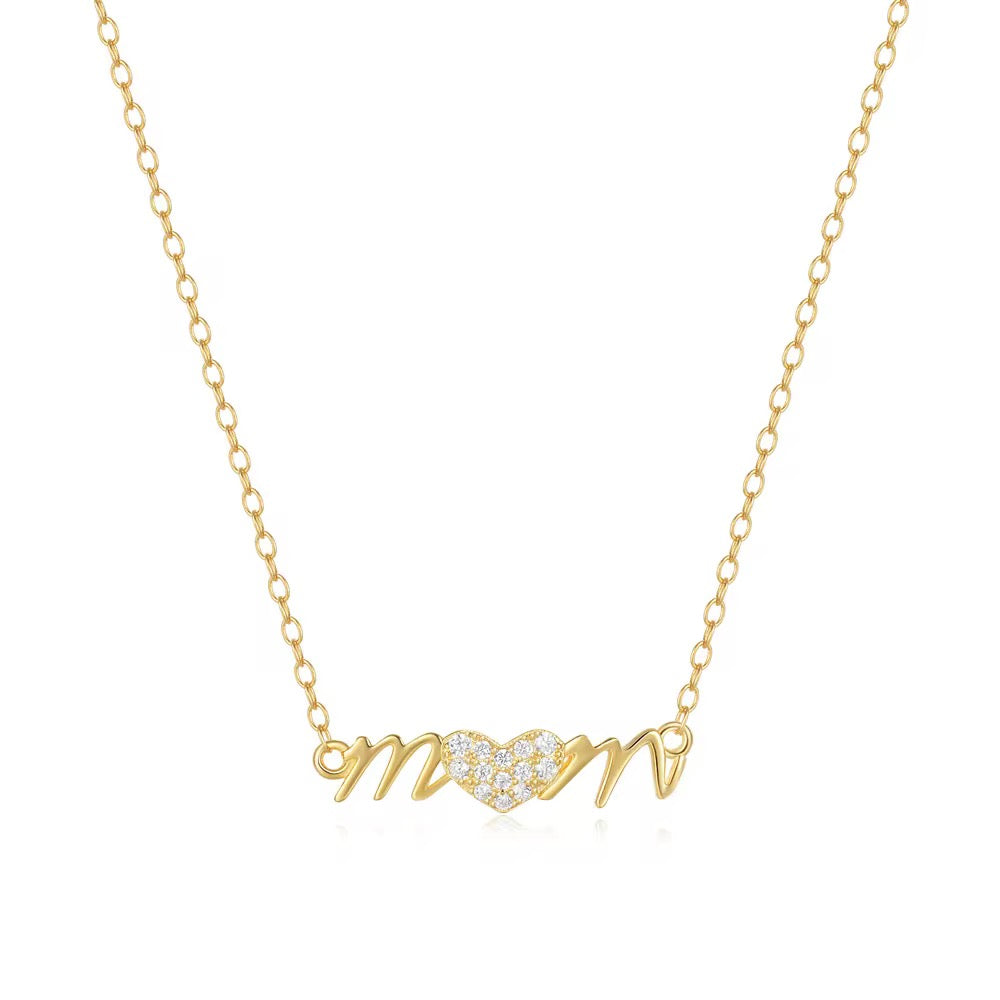 Mom Heart Necklace