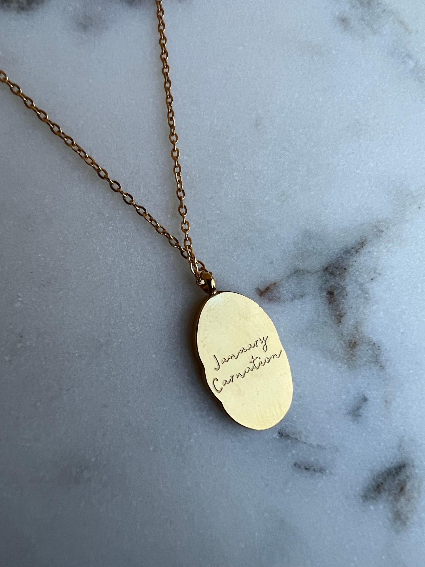 Birth Flower Necklace