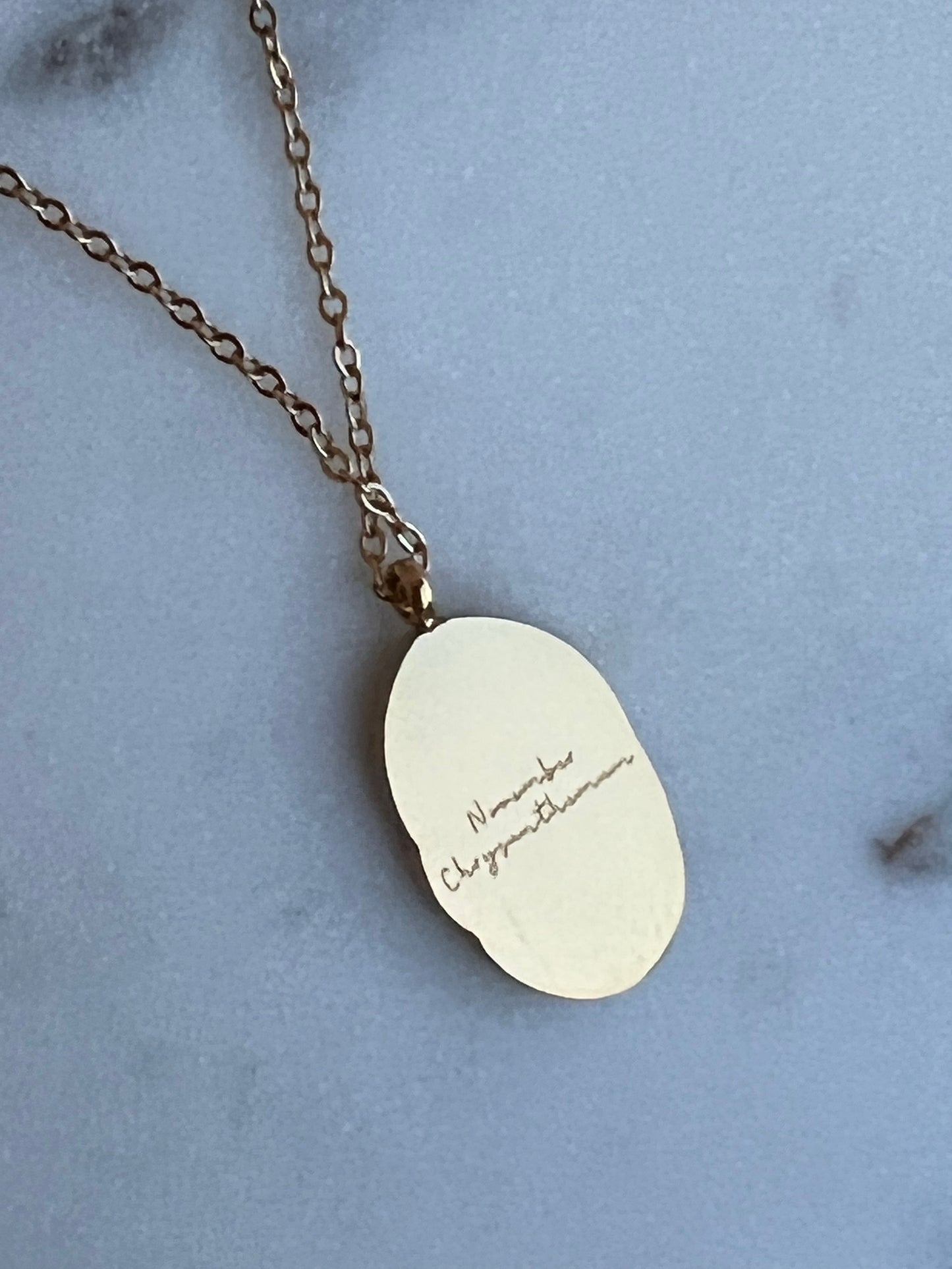 Birth Flower Necklace