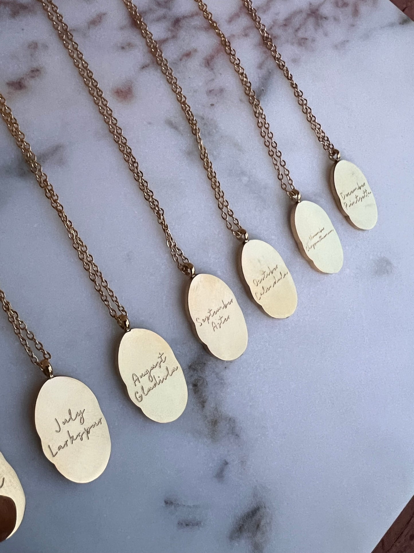 Birth Flower Necklace