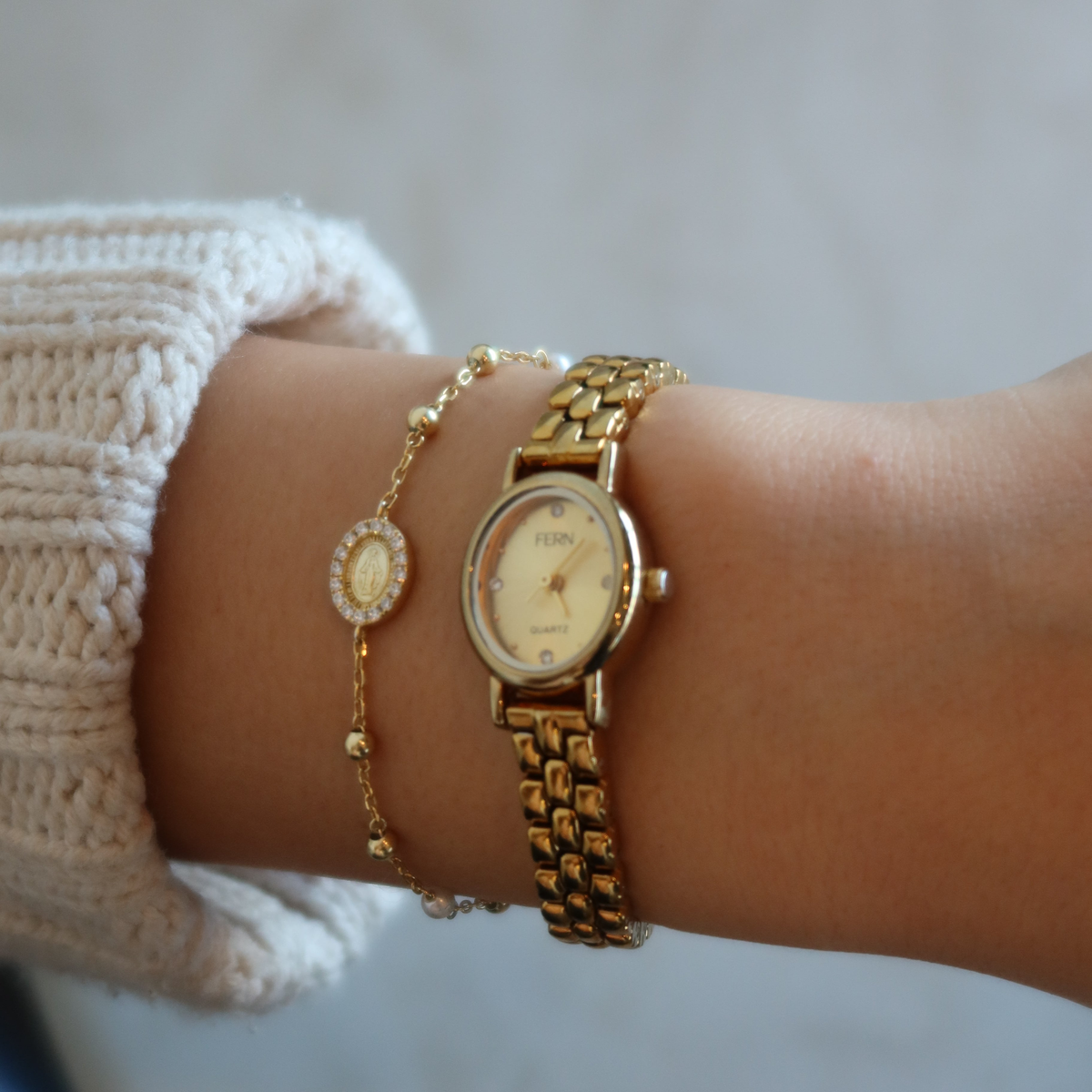 The Fern Watch | An Elegant Everyday Gold Watch for Women