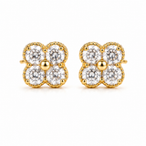 Gold Daisy Studs
