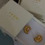 Conch Pearl Stud Earrings | Sweet Summer Collection