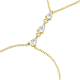 Positano Crystal Hand Chain