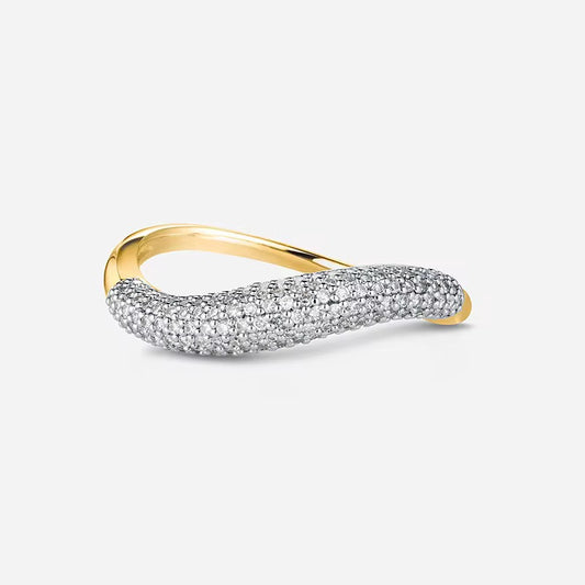 Gold Pave Ring