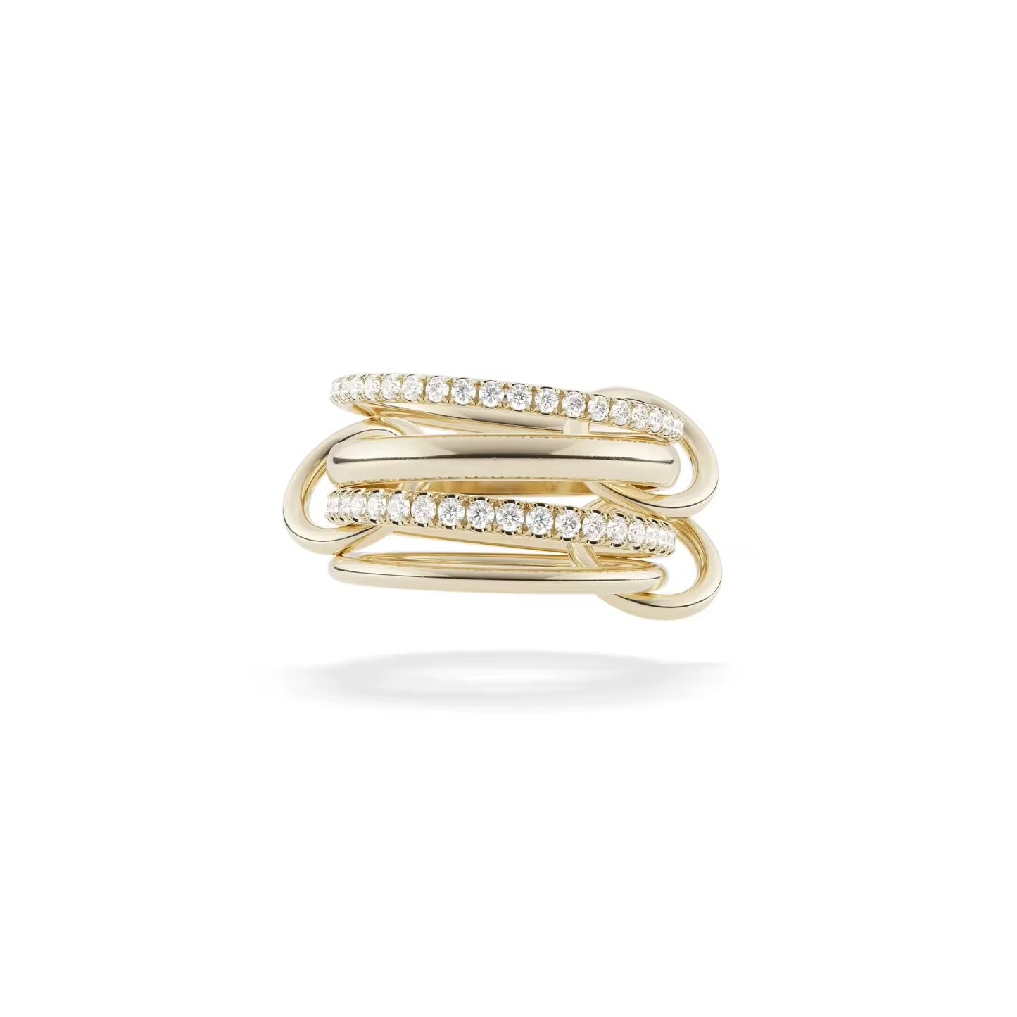 Gold Gem Stack Ring