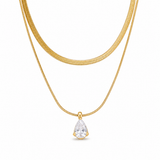 Gold Angel Layered Necklace