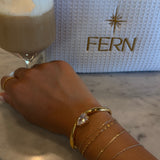 Marquise Adjustable Gold Bangle | Sweet Summer Collection