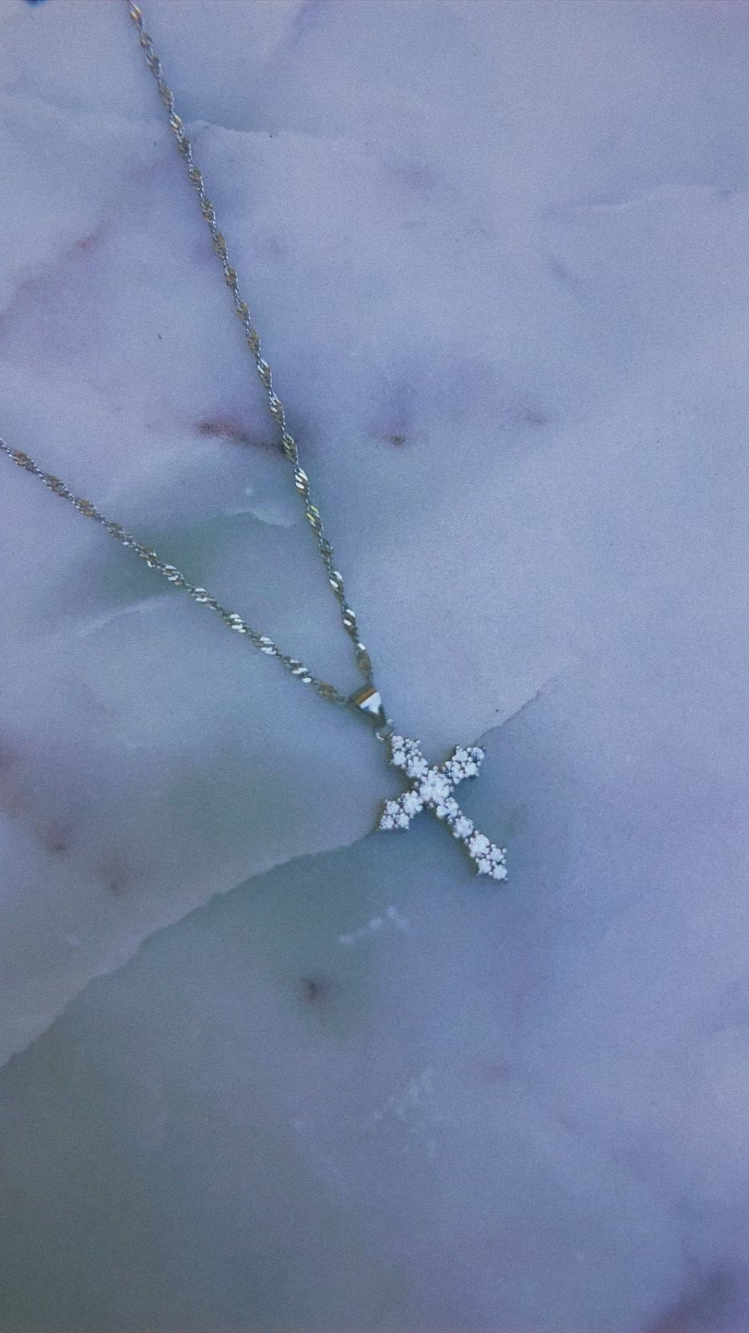 925 Silver Cross Necklace