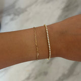St. Barts Gold Tennis Bracelet| Sweet Summer Collection