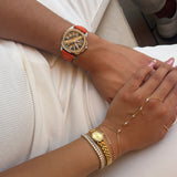 St. Barts Gold Tennis Bracelet| Sweet Summer Collection