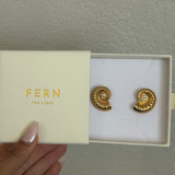 Conch Pearl Stud Earrings | Sweet Summer Collection