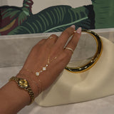 Gold Flower Hand Chain Bracelet | Sweet Summer Collection