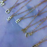 Gold Initial Necklace