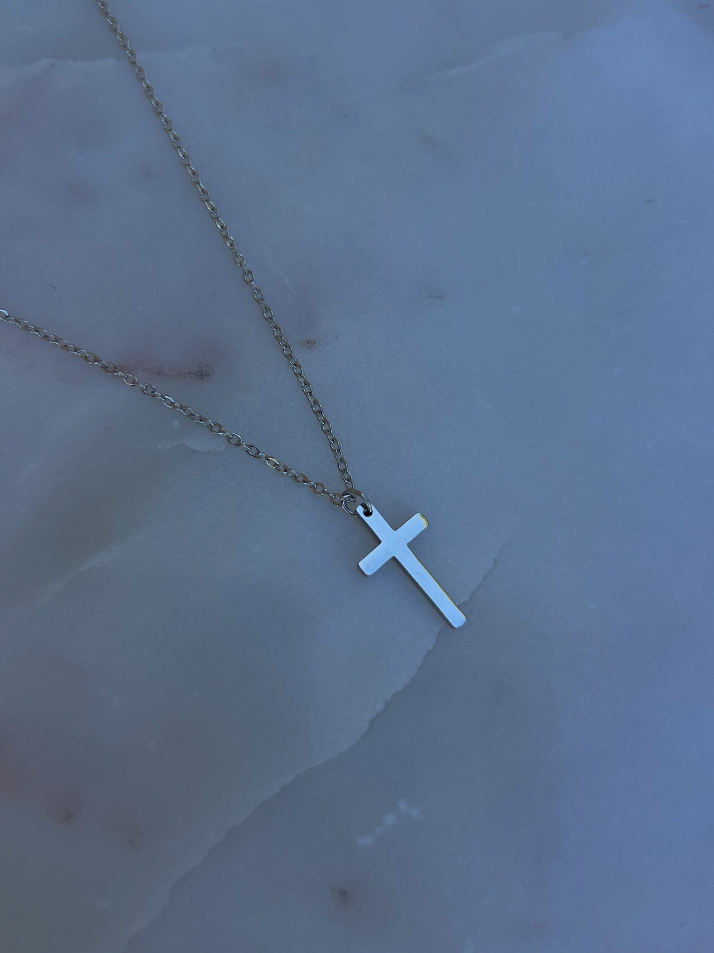 Silver Cross Necklace