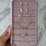 Gold La Poire Earrings | Birthday Collection