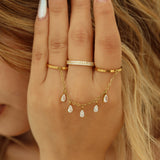 Gold Pave Ring | Birthday Collection