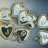 Gold Initial Corazón Necklace
