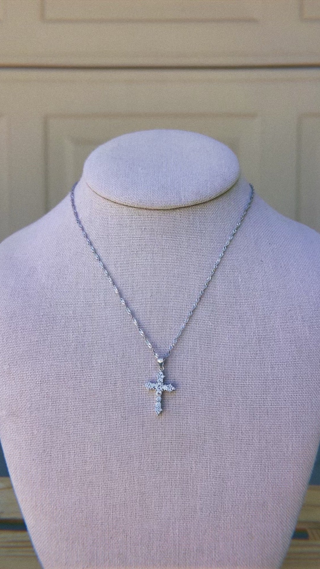 925 Silver Cross Necklace