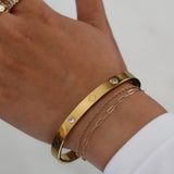 Gold Star Bangle