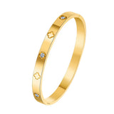 Gold Star Bangle