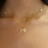 Golden Flower Necklace