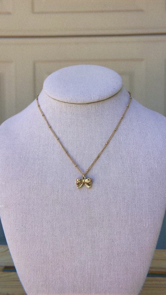 Gold Coquette Necklace