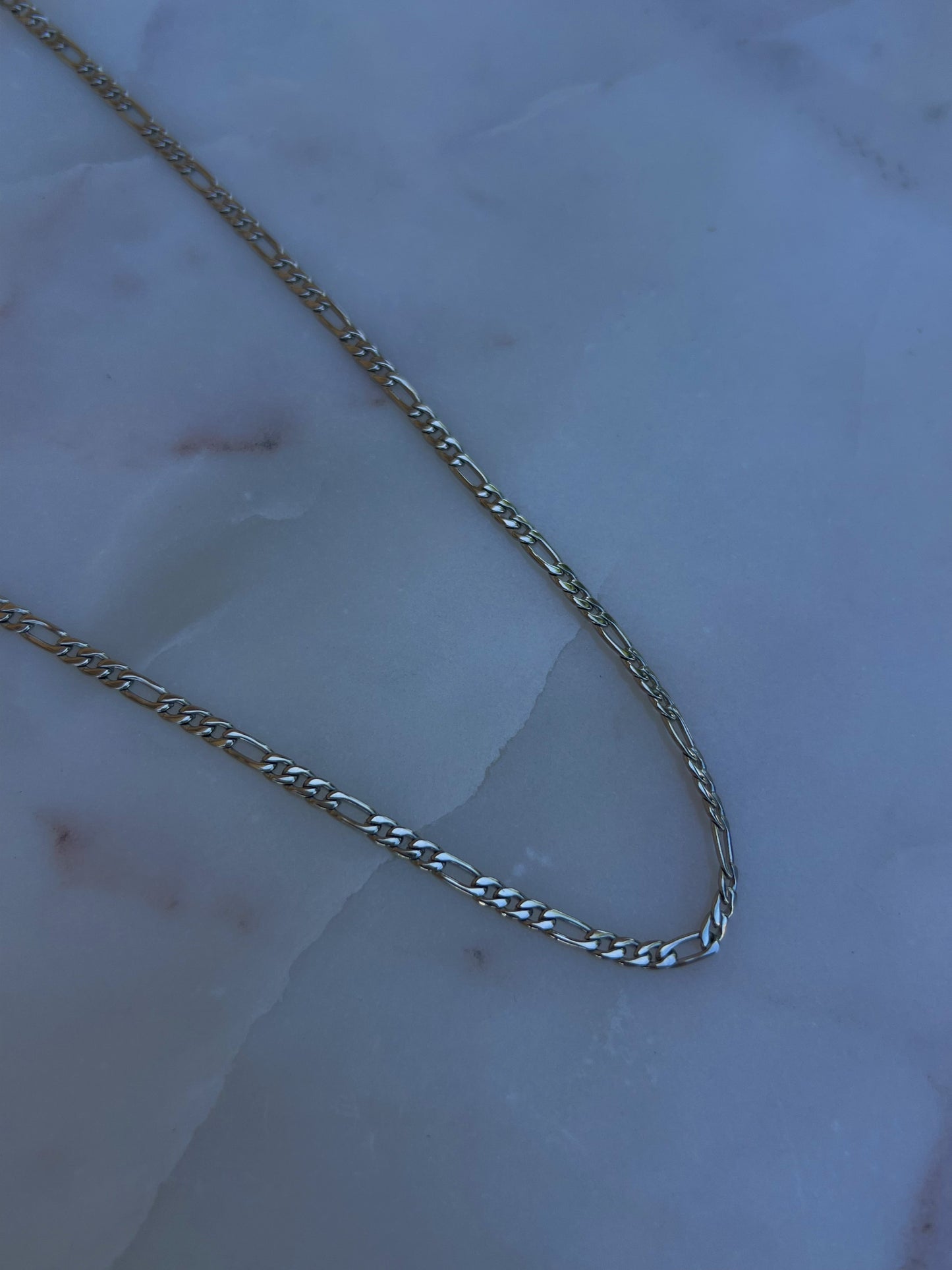 Silver Figaro Chain