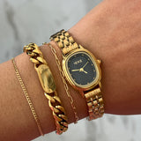 Gold Star Watch Bracelet