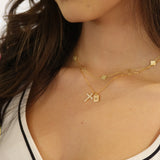 Golden Flower Necklace