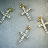Gold Heavenly Cross Charm