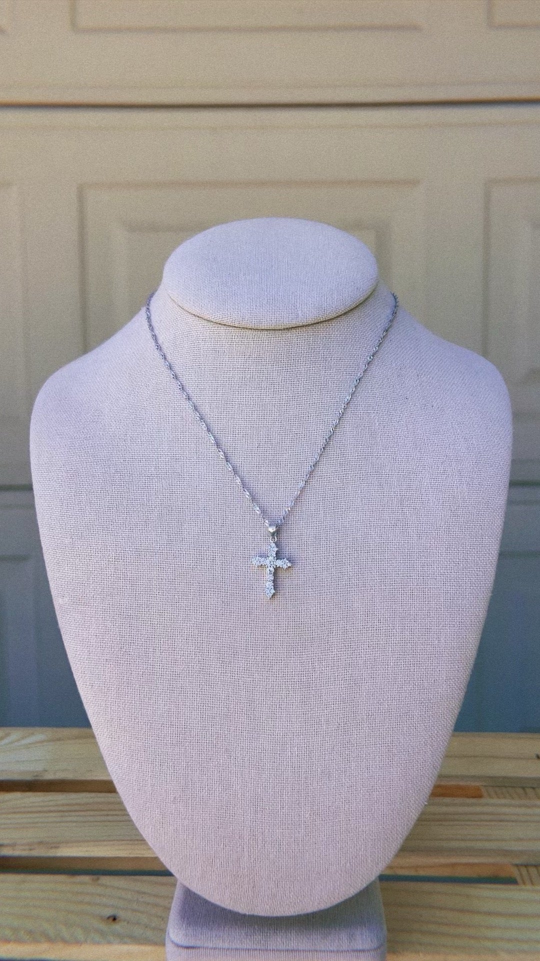 925 Silver Cross Necklace