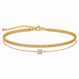 Gold Curb Chain Anklet | Sweet Summer Collection