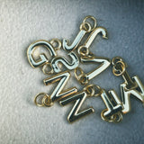 Gold Initial Letter Charm