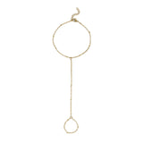 Gold Bead Hand Chain