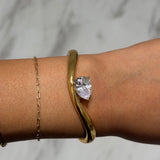 Marquise Adjustable Gold Bangle | Sweet Summer Collection