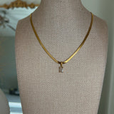Gem Herringbone Necklace