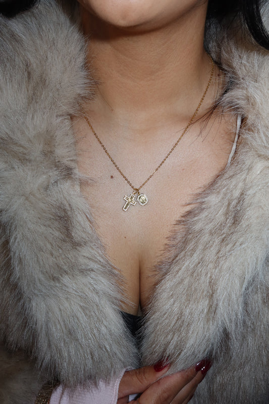 Harley Cross Necklace