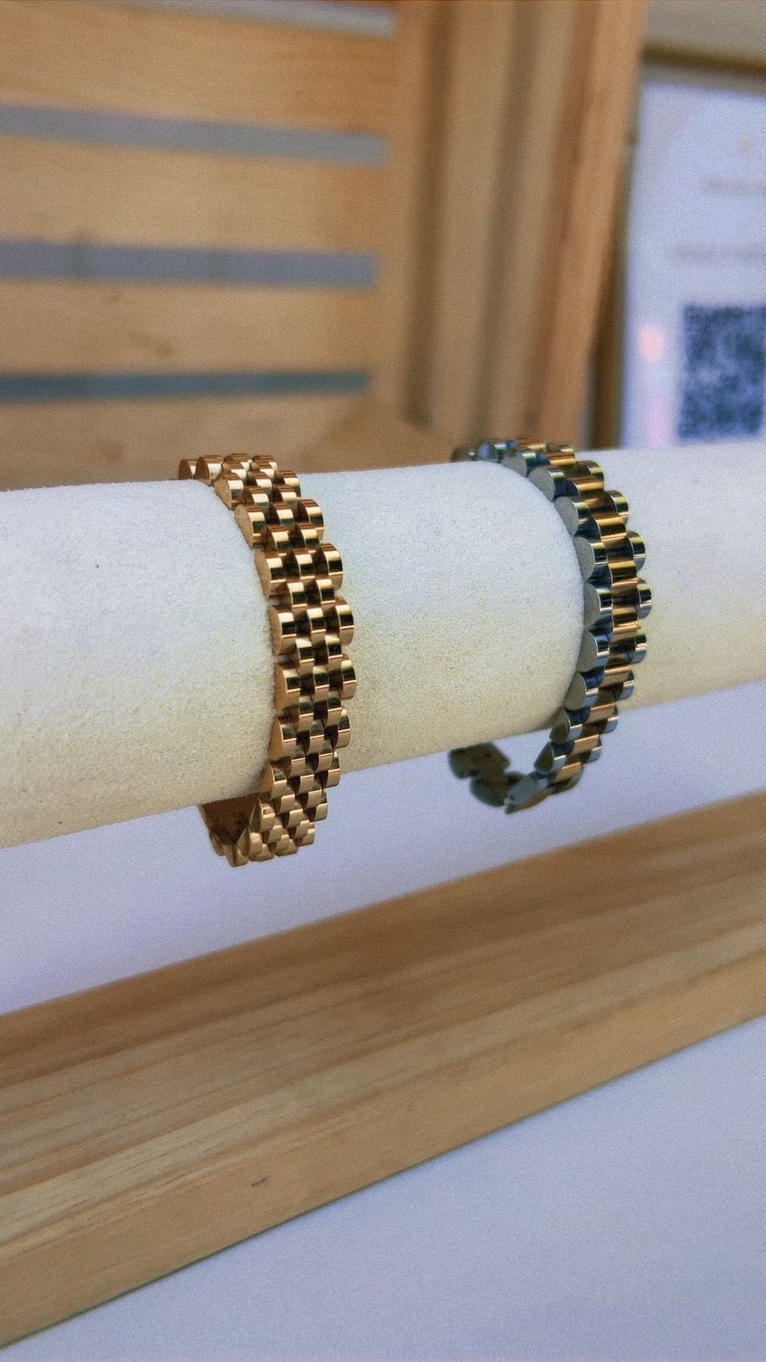 Gold Watch Bracelet