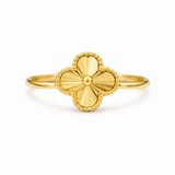 Gold Flower Adjustable Ring